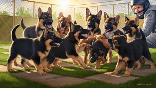 German Shepherd Puppies Temperament And Training Needs